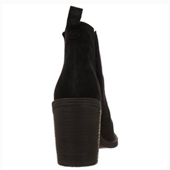 NIB $129R. Steve Madden Sharini Black Suede Bootie. Size 9 - Picture 9 of 15